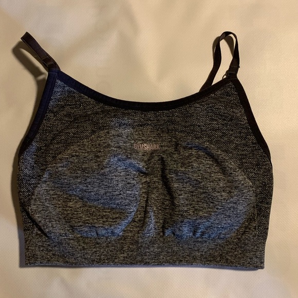 Gymshark Other - GYMSHARK Grey & Light Purple Flex Strappy Sportsbra! LIKE NEW!
